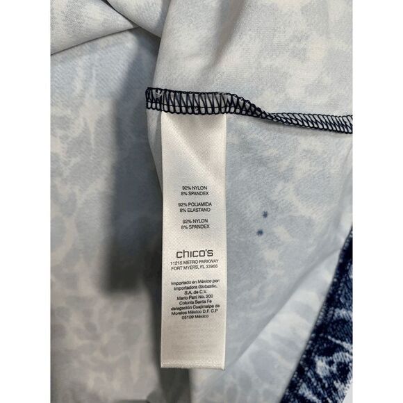 Chico's Navy Leopard Tank Top - Picture 4 of 6